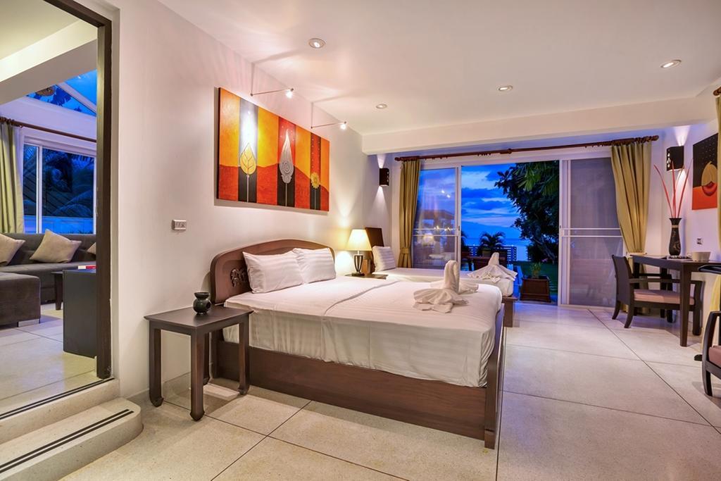 Emerald Sands - Beach Front 4 Bed Pool Villa Koh Samui Kamer foto