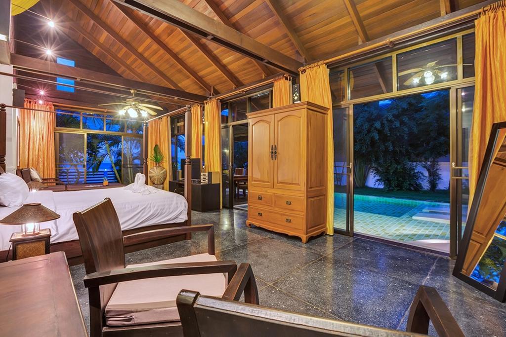 Emerald Sands - Beach Front 4 Bed Pool Villa Koh Samui Kamer foto