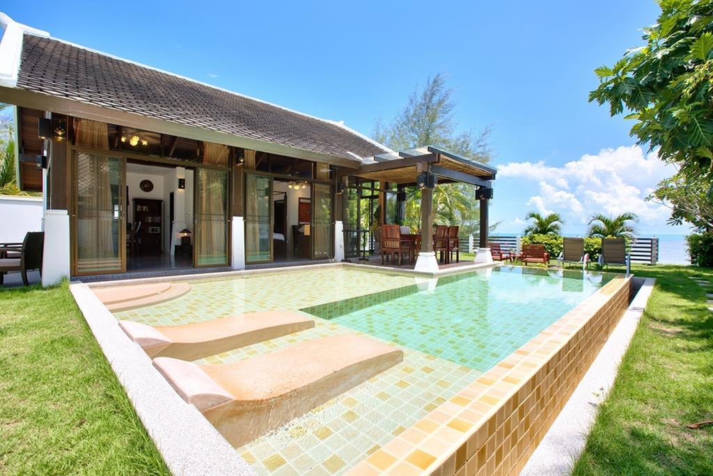 Emerald Sands - Beach Front 4 Bed Pool Villa Koh Samui Kamer foto