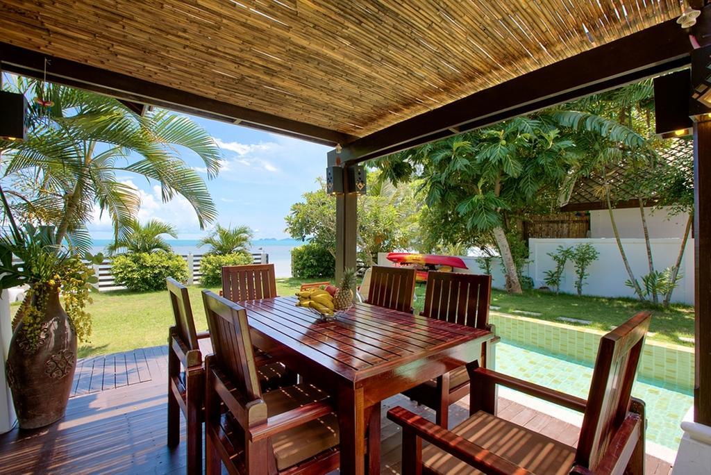 Emerald Sands - Beach Front 4 Bed Pool Villa Koh Samui Kamer foto