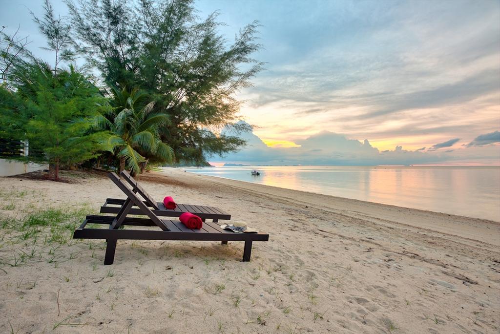 Emerald Sands - Beach Front 4 Bed Pool Villa Koh Samui Kamer foto