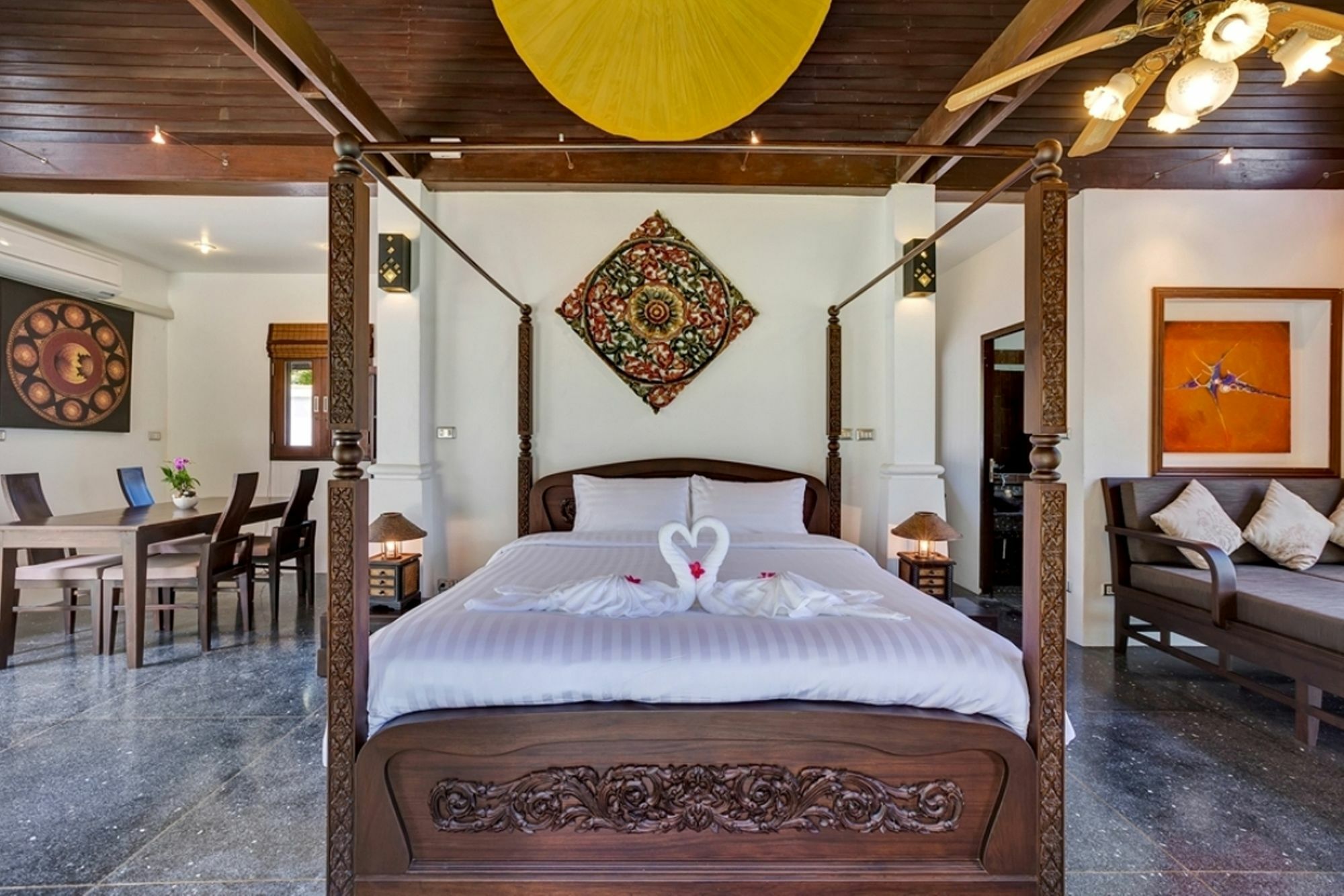 Emerald Sands - Beach Front 4 Bed Pool Villa Koh Samui Buitenkant foto